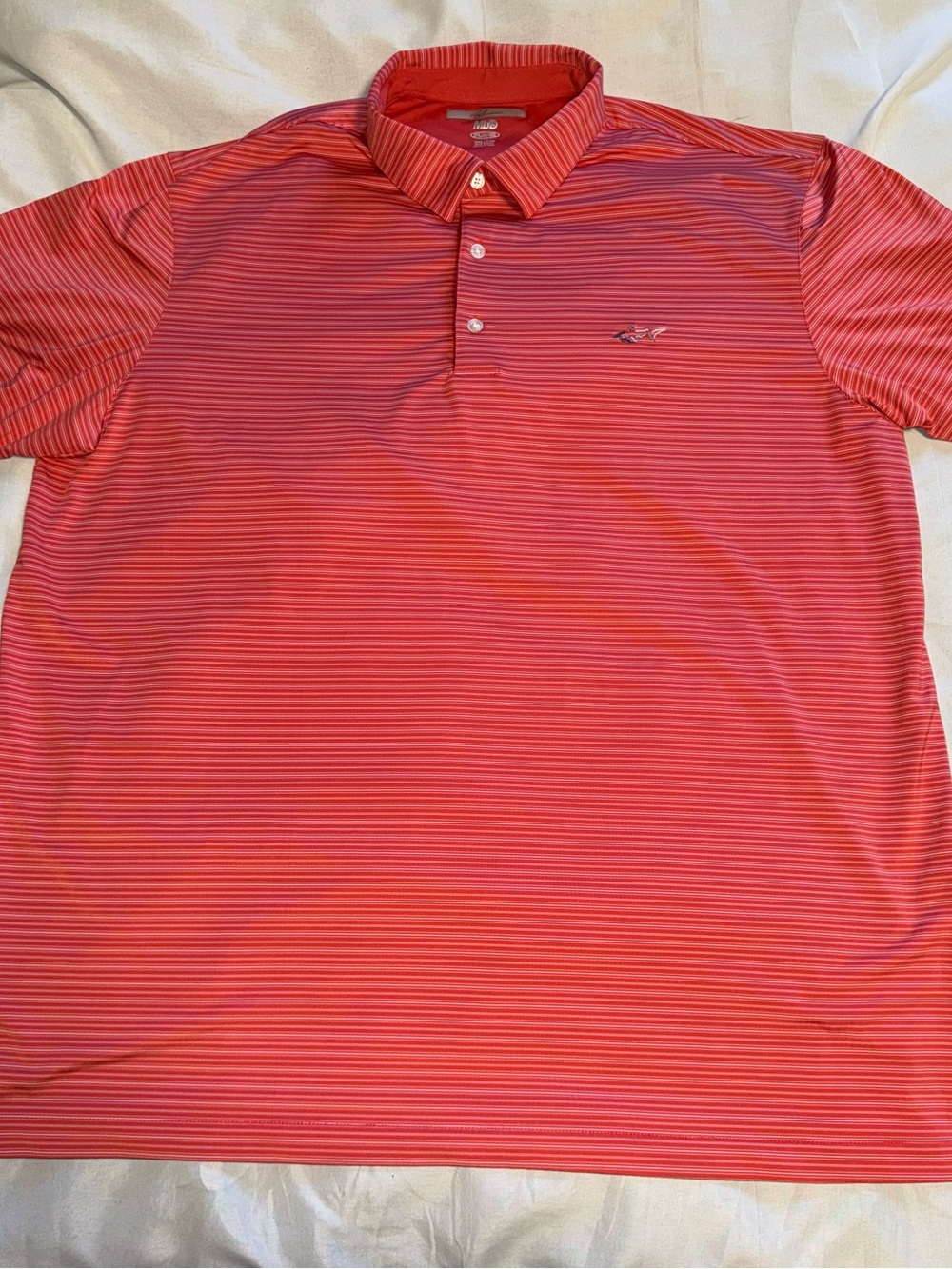 Greg Norman/Golf Polo/Striped Polo/ Short Sleeve/Men Size XXL